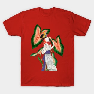 Funny Parrot Lady T-Shirt